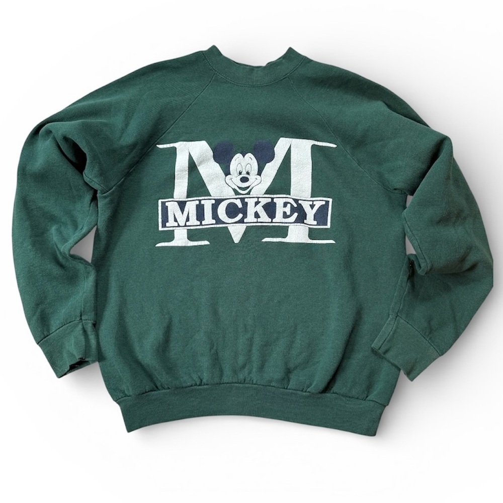 Vintage 90s Mickey Mouse Fruit Of The Loom crewneck sweatshirt Size M/L